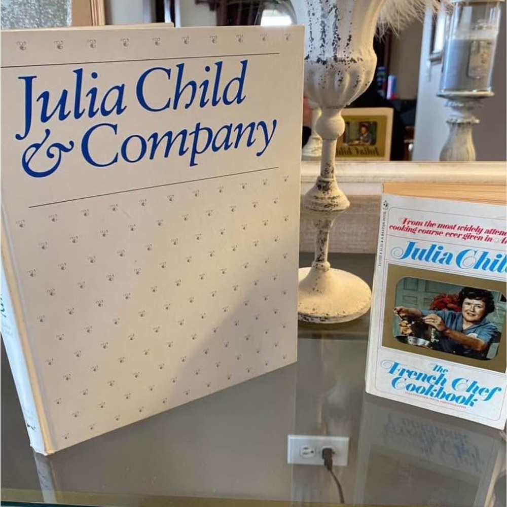 Julia Child & Company, Cookbook Set! 1 Hardcover & 1 Paperback!  📚📚📚📚📚